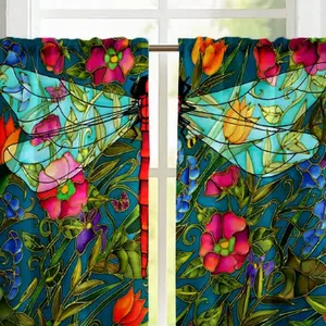 Floral Print Curtain Panels - New in Package