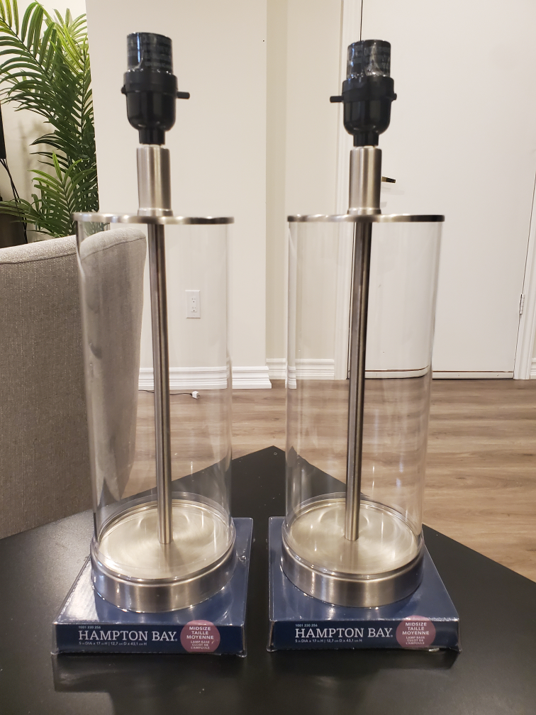 Hampton Bay Midsize Table Lamps - Set of 2