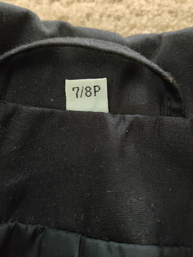 Women Navy Blue Long Coat Summer / Trench Jacket - Size 7 / 8 P - photo 5