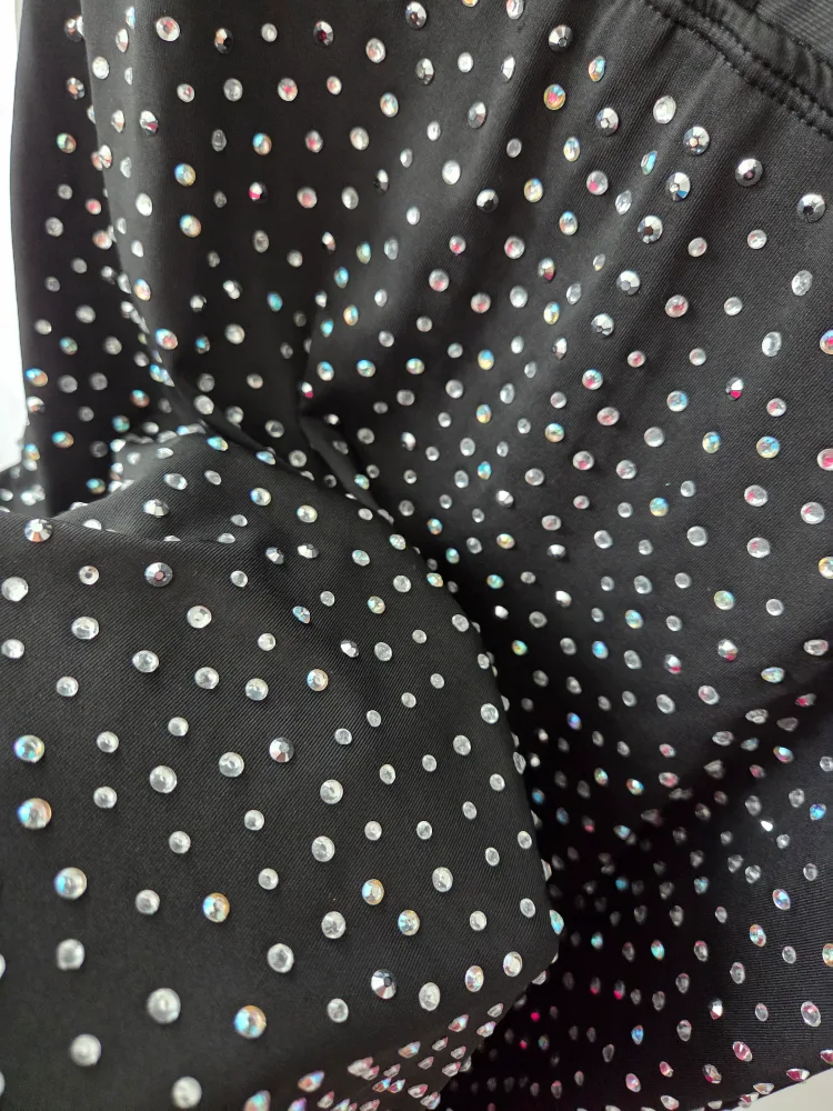 Black & white Rhinestone Mini Dress image indicator(5)