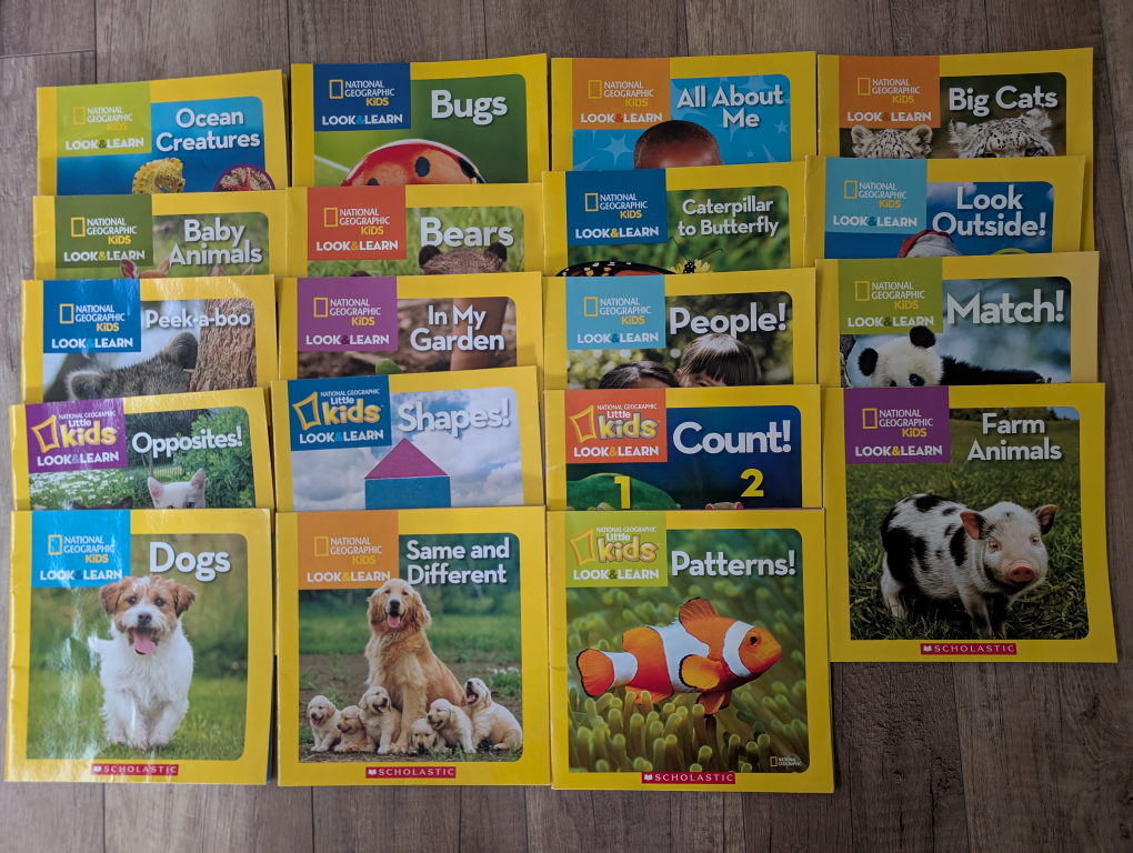 National Geographic Kids Look & Learn Book Set