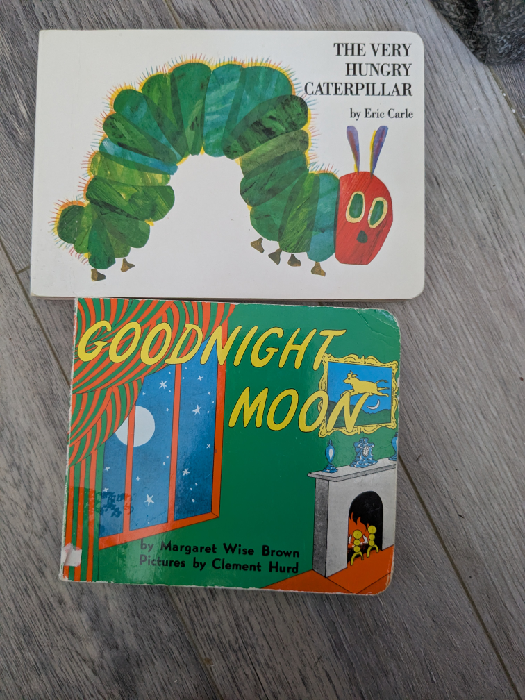 Children's Books: The Very Hungry Caterpillar & Goodnight Moon