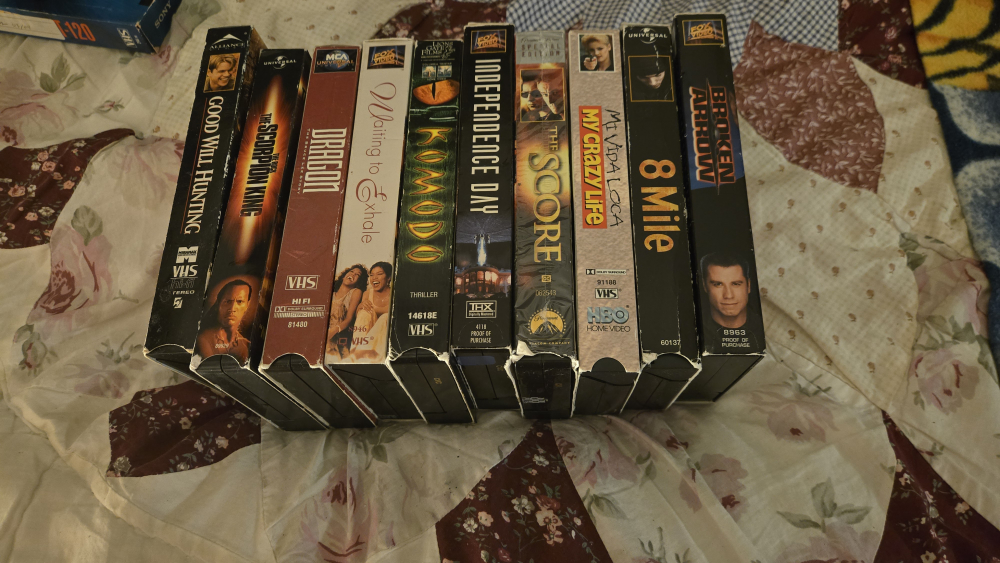 80's movies VHS tapes