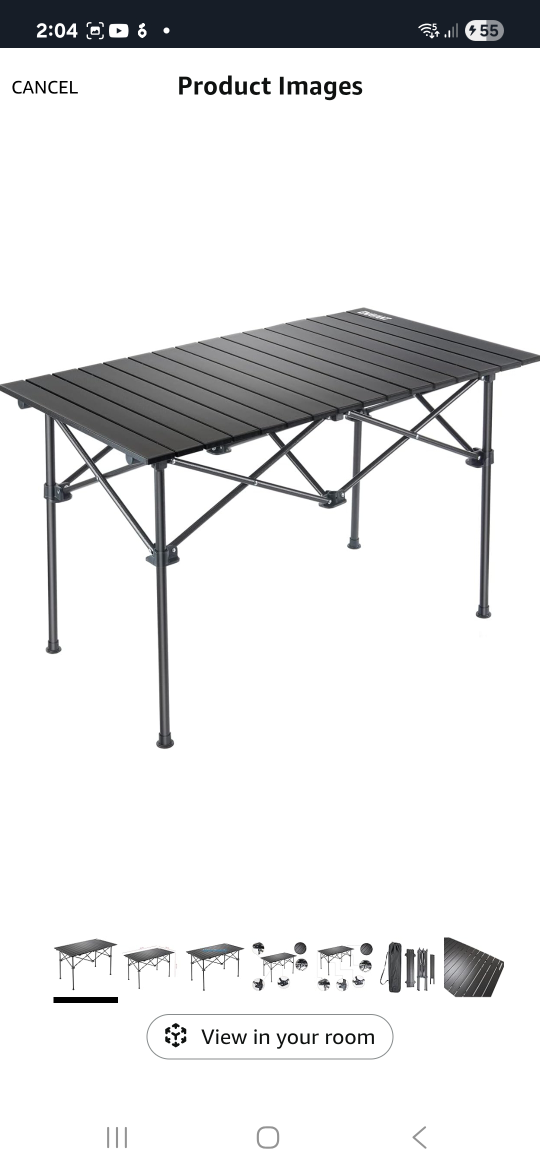 New Aluminum Portable Folding Camping Fishing XL