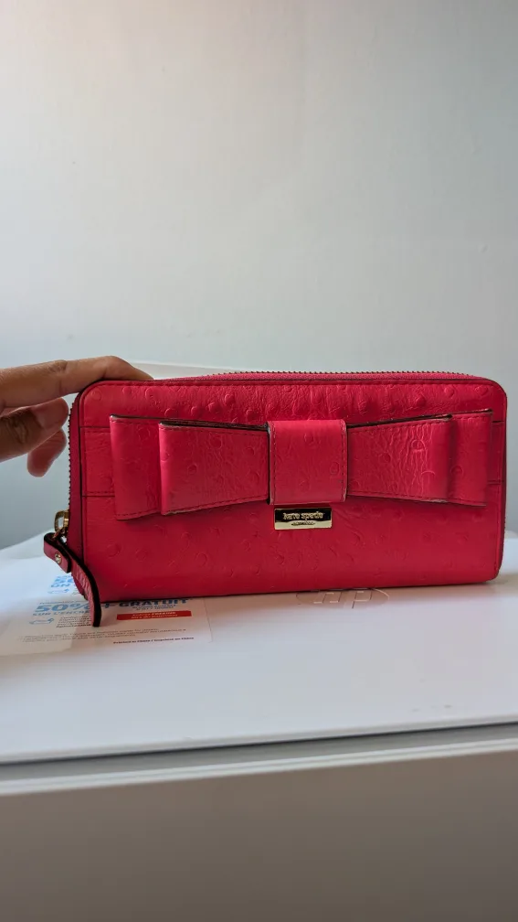 Kate Spade Pink Wallet thumbnail