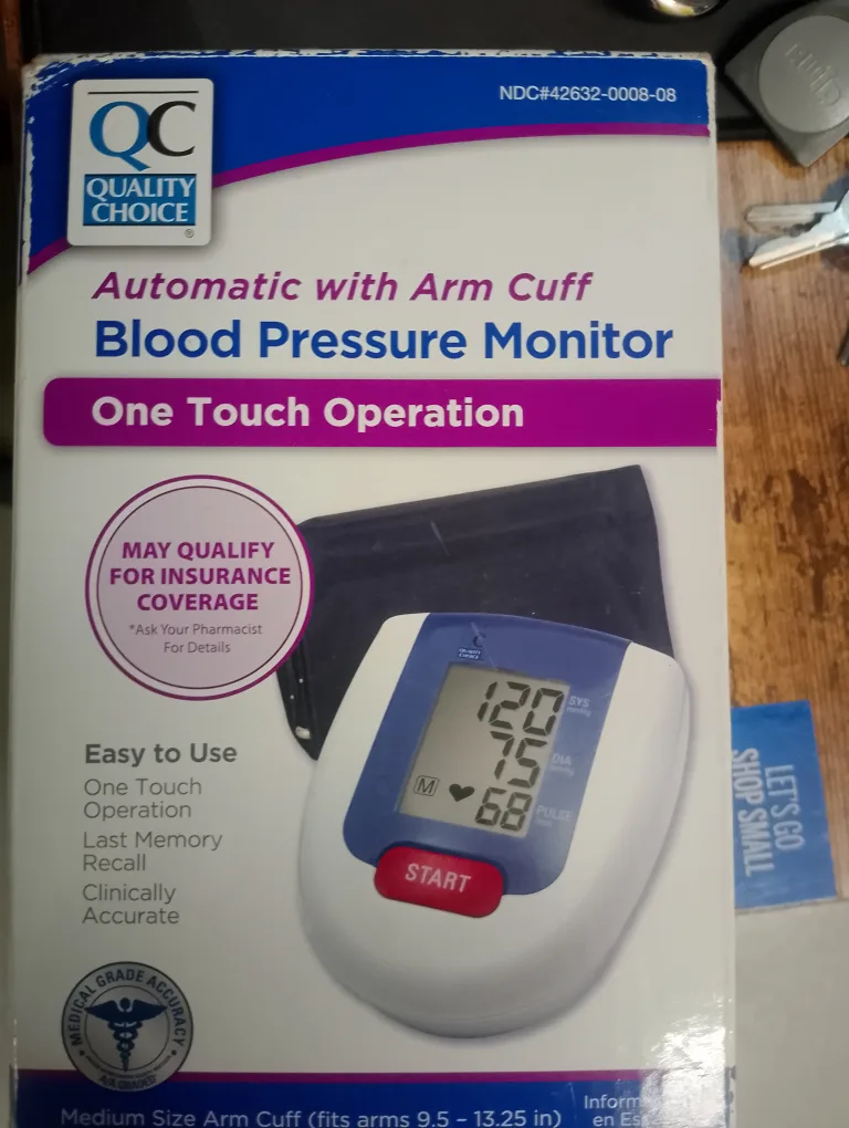 Quality Choice Automatic Blood Pressure Monitor thumbnail