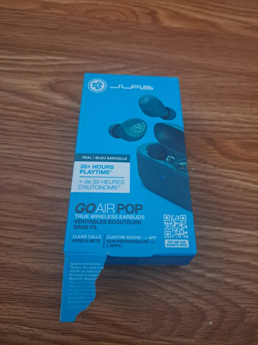 JLab GO Air POP True Wireless Earbuds - Teal thumbnail
