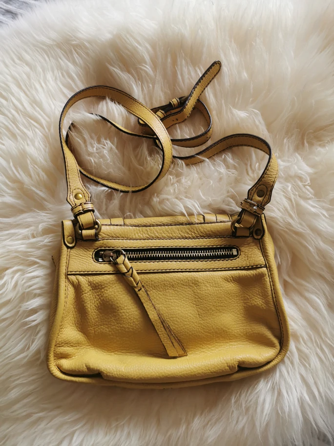 Oryany Yellow Leather Crossbody Bag - photo 2