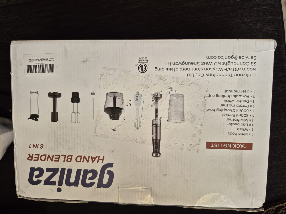 New Ganiza 8-in-1 Hand Blender