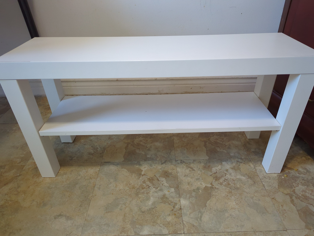 White TV Stand