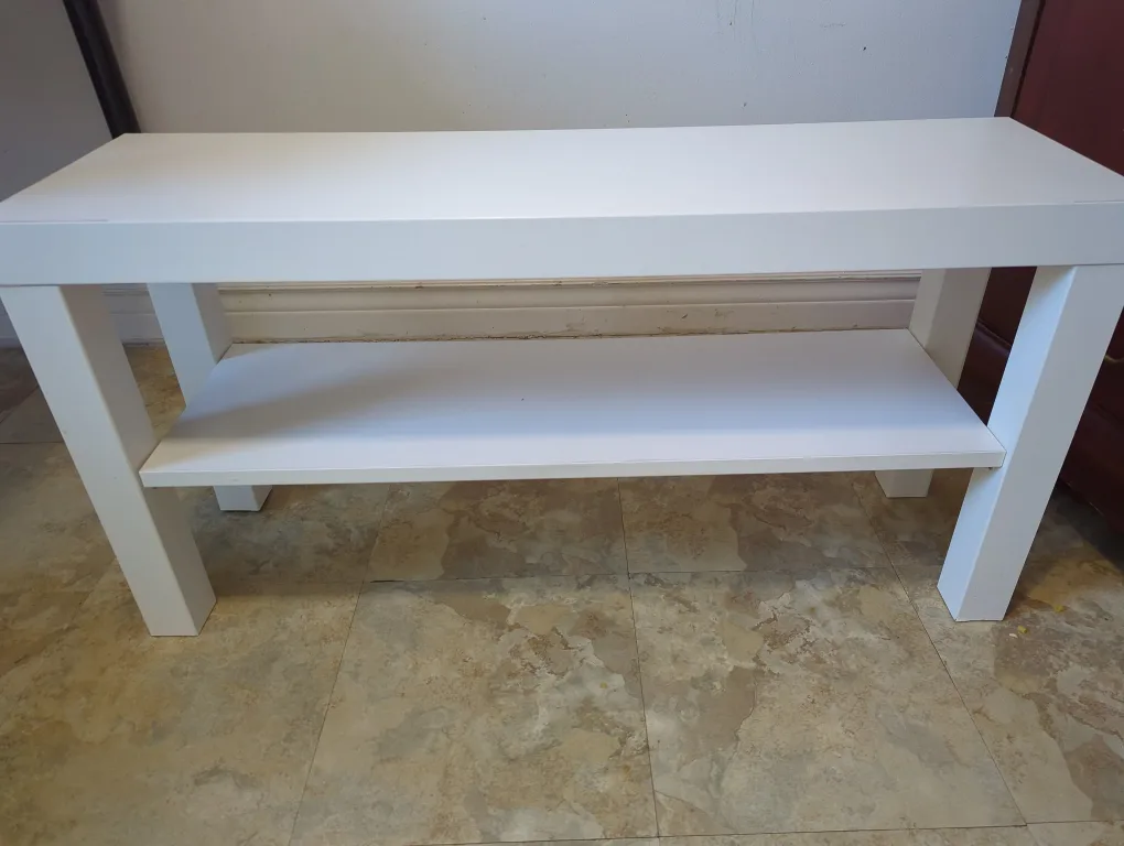 White TV Stand thumbnail