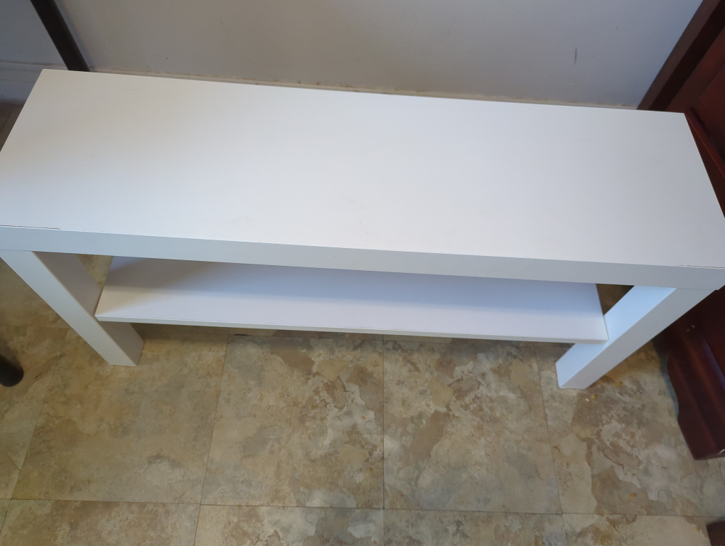 White TV Stand - photo 2