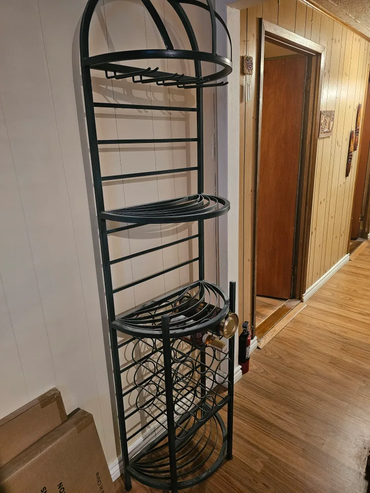 Metal Wine Rack & Glass,Mugs Holder image indicator(2)