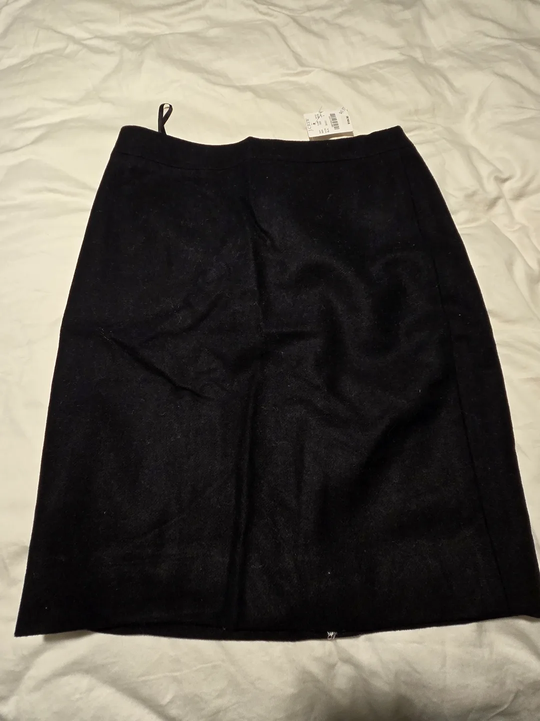 J.Crew Black Wool Skirt - Size 0 thumbnail