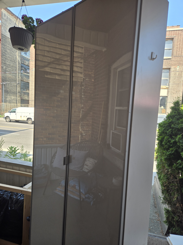 FREE Ikea cabinet with glass doors