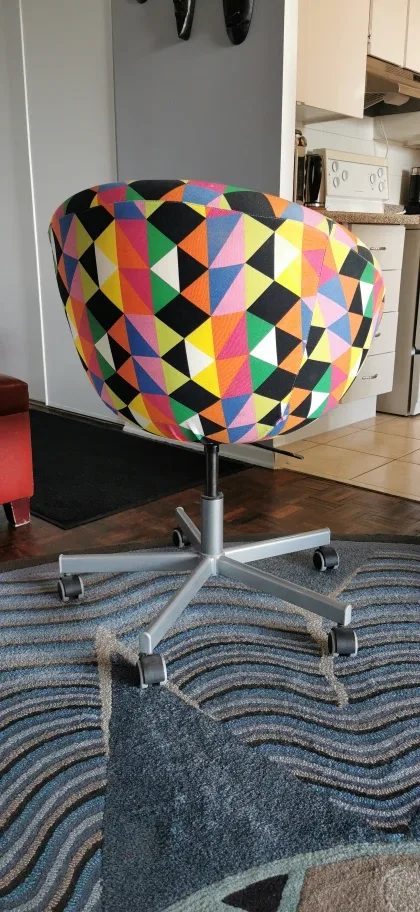 Funky Patterned Swivel Chair image indicator(2)