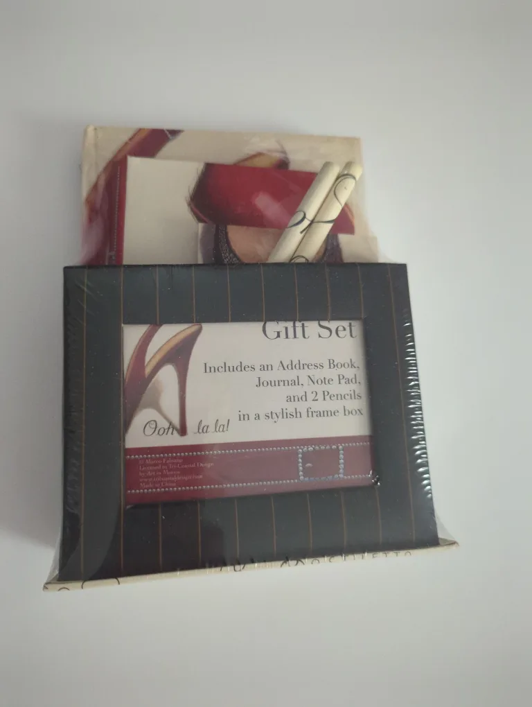 Stationery Gift Set - Address Book, Journal, Notepad, Pencils 🇨🇦 thumbnail
