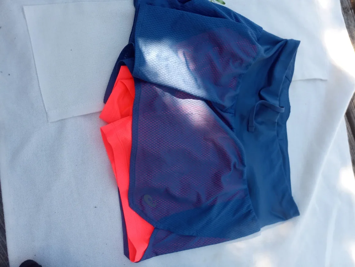 Asics Running Shorts - Blue & Orange, Size M thumbnail