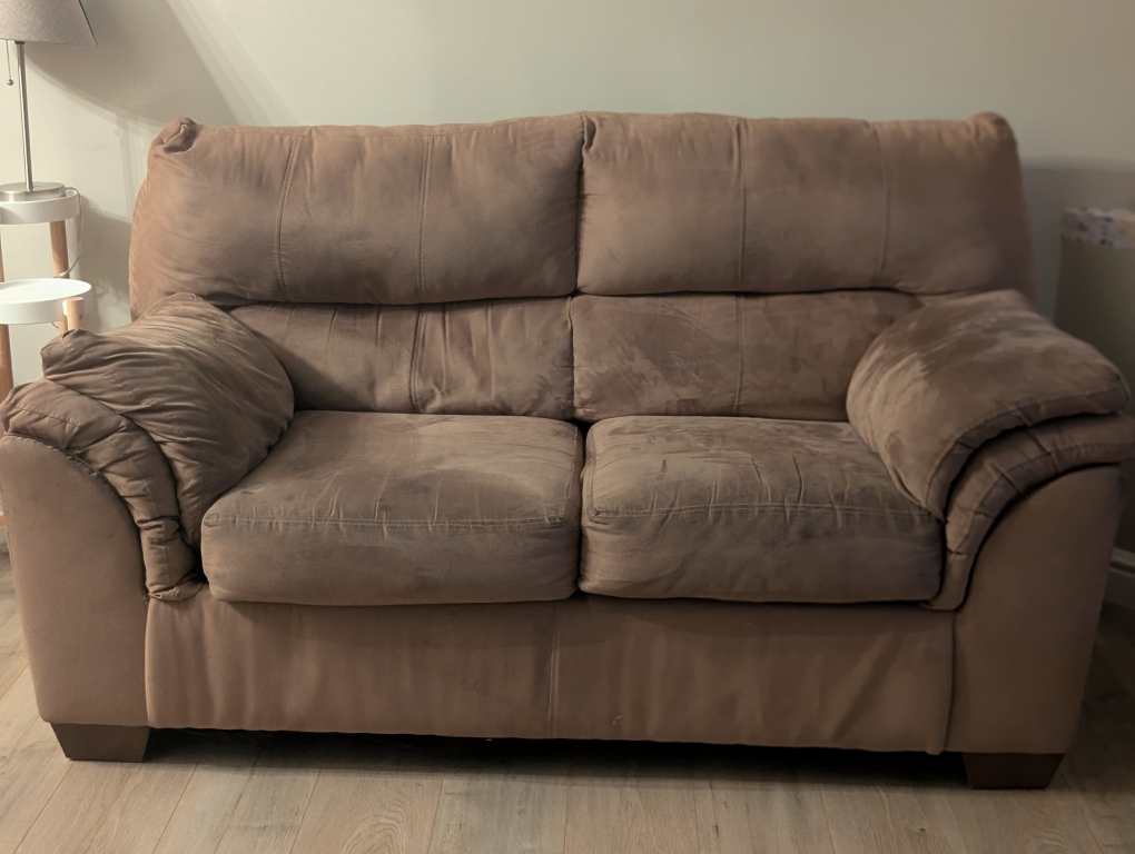 Brown Loveseat Sofa