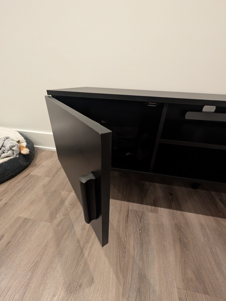Black TV Stand - photo 3