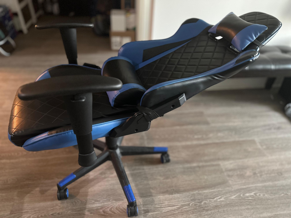 Blue & Black Gaming Chair - photo 4