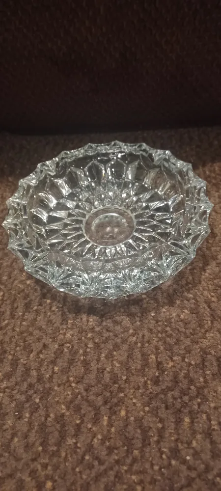 Vintage cut, Glass Ashtray thumbnail