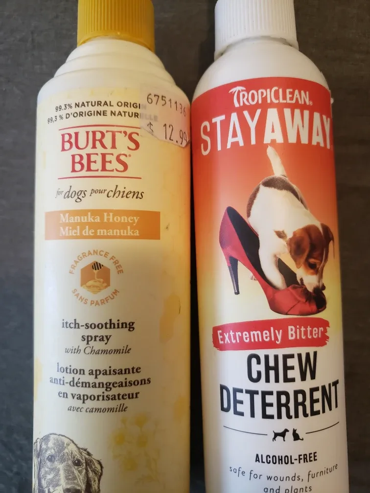 Burt's Bees Itch-Soothing Spray & Tropiclean Chew Deterrent thumbnail