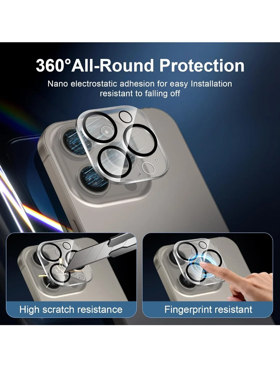 NEW'C iPhone 16 Pro max Screen Protector image indicator(3)