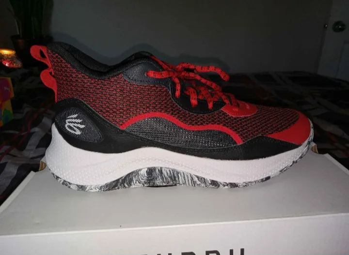 Curry Flow Go Shoes - Red/Black thumbnail