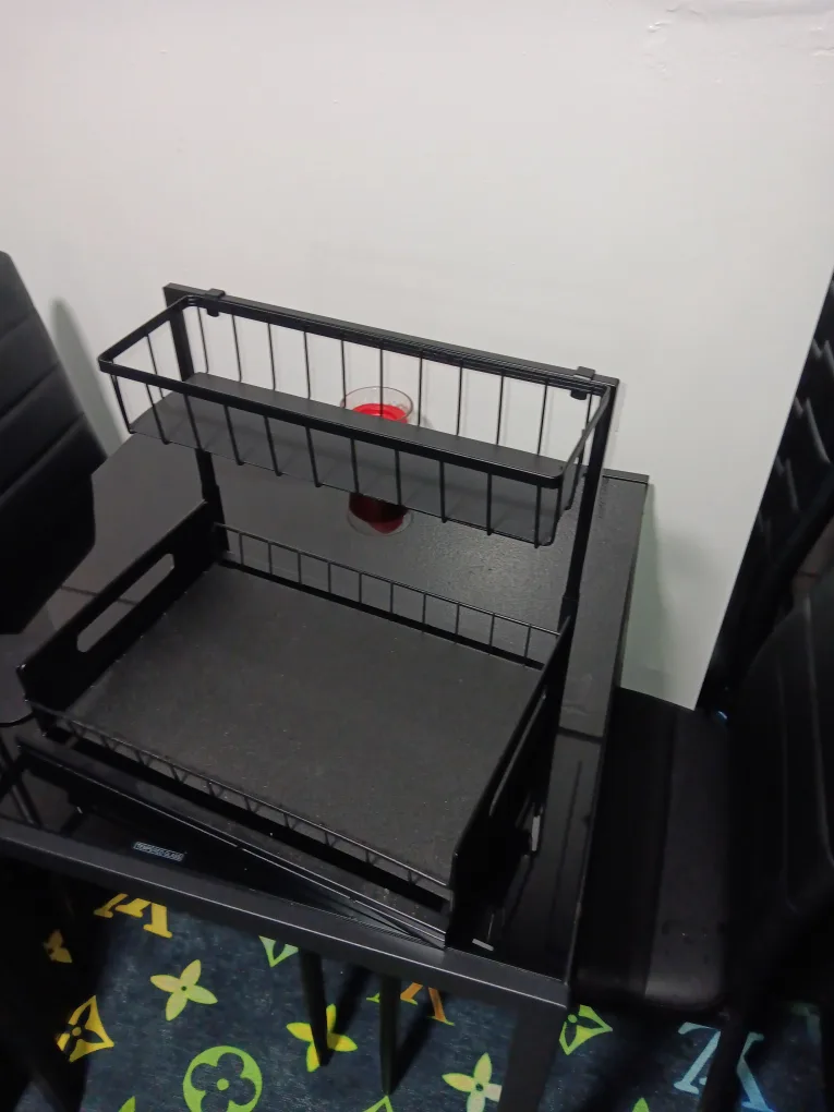 Black 2-Tier Under Sink Organizer thumbnail