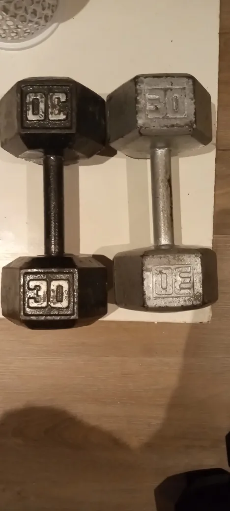 Two 30lb Dumbbells