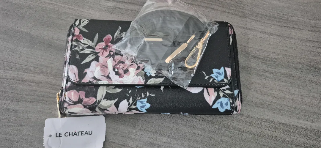 Le Chateau Floral Sling Wallet Bag thumbnail
