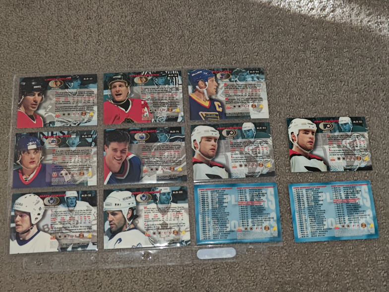 1995-96 & 1996-97 McDonalds Pinnacle Hockey Card - photo 3