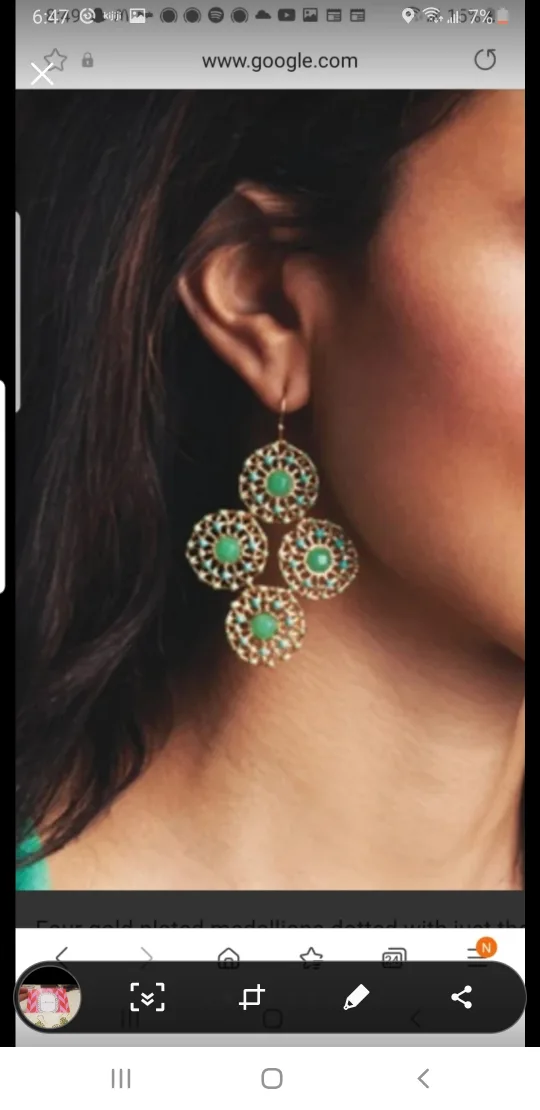 Stella & Dot Chandelier Earrings image indicator(2)