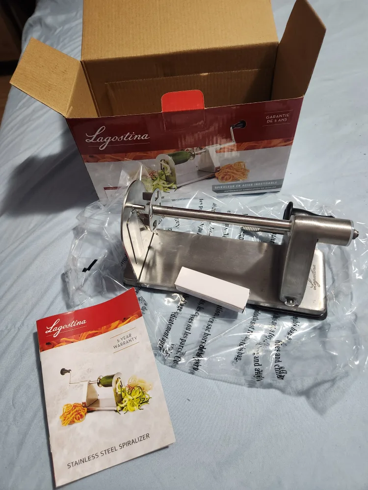 Lagostina Stainless Steel Spiralizer image indicator(4)