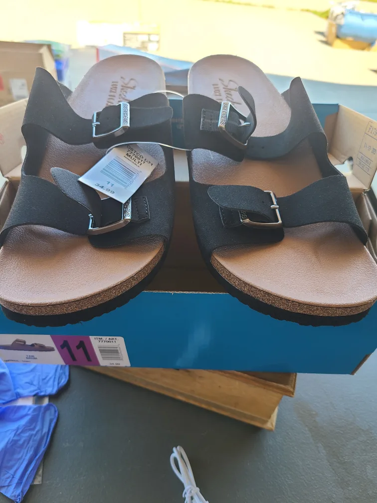 Skechers Black Sandals - Size 11 thumbnail