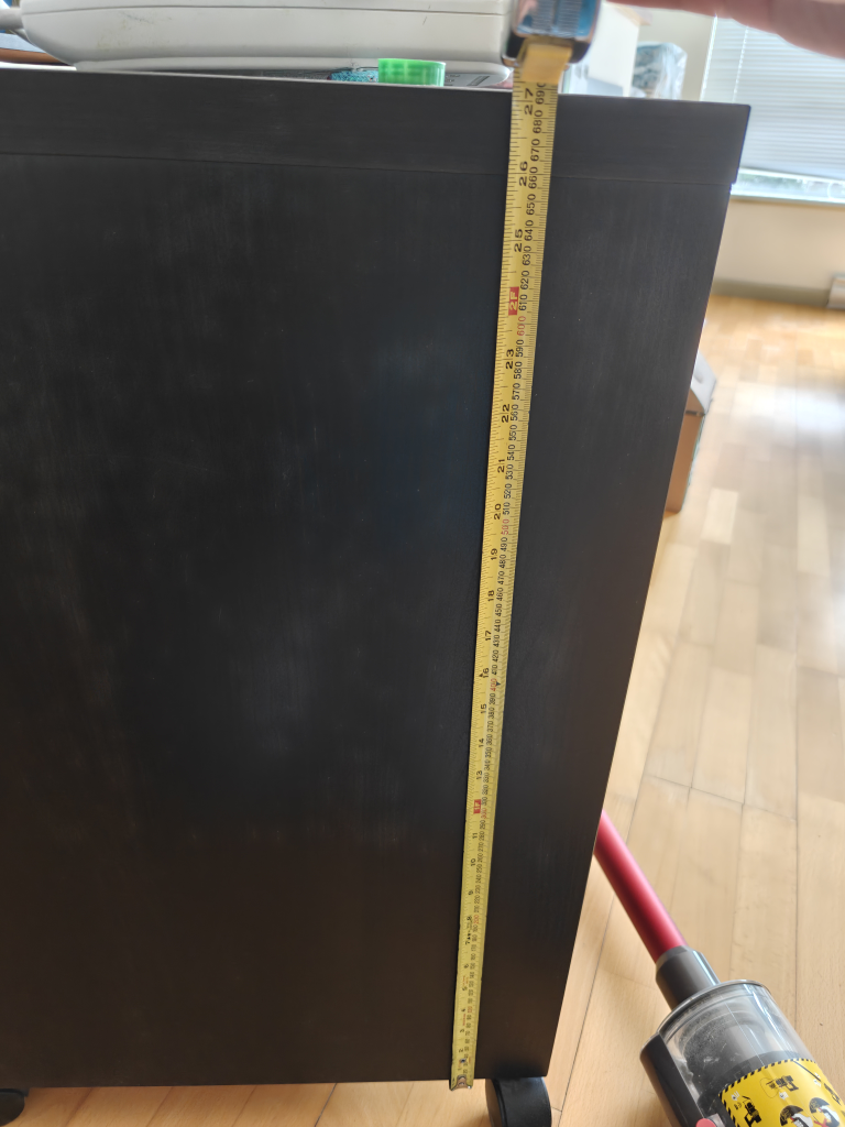 Black Rolling 3-Drawer Unit - photo 3
