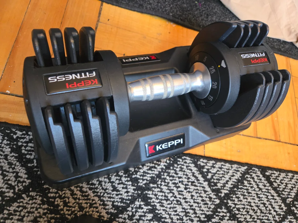 25lb Adjustable Dumbbell Weight Set thumbnail