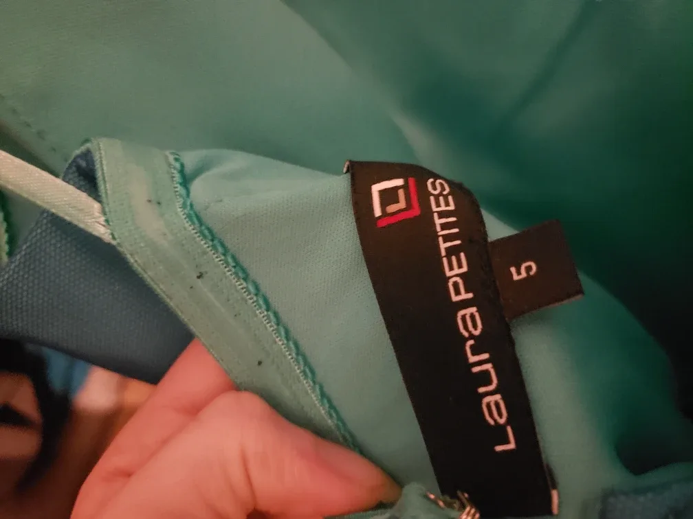 Laura Petites Blue Ombre Dress - Size 5 image indicator(4)