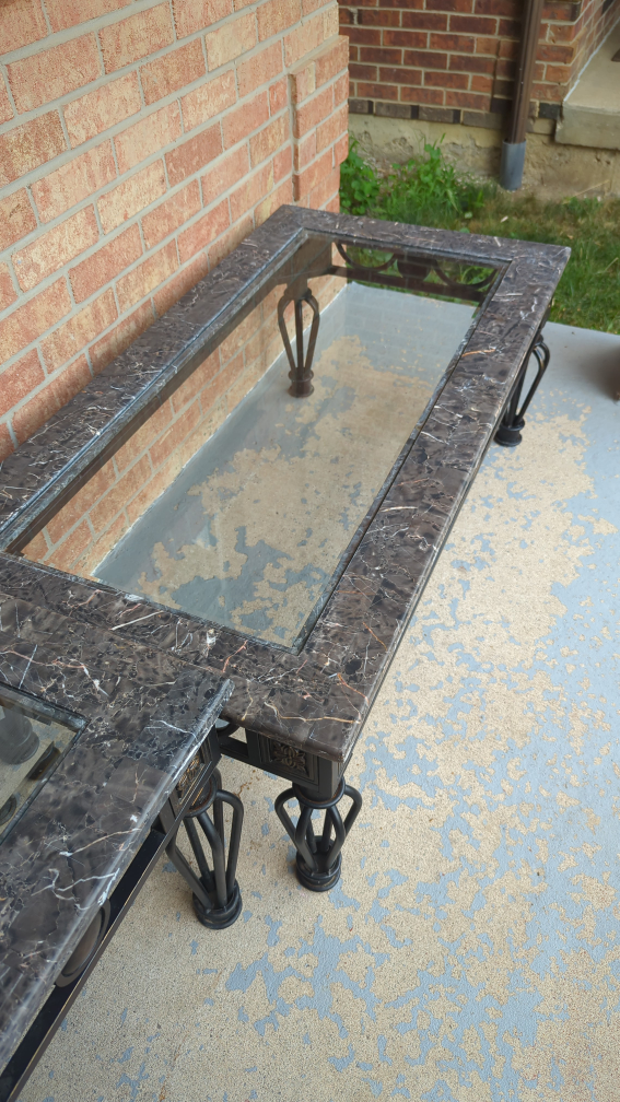 Glass Top Coffee & End Table Set - photo 2