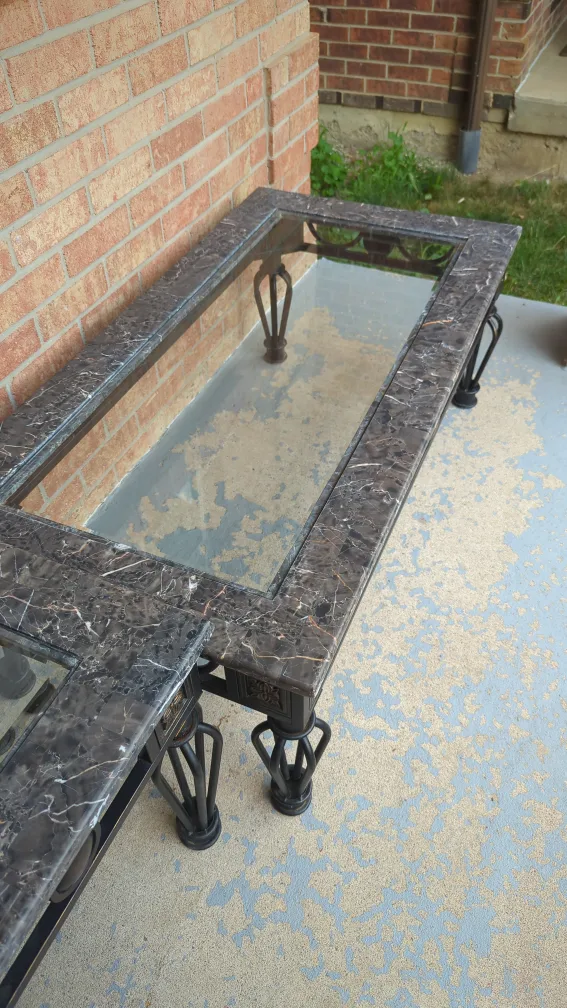 Glass Top Coffee & End Table Set image indicator(2)