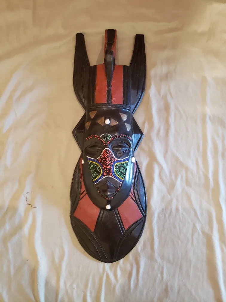 African Tribal Mask Wall Decor thumbnail
