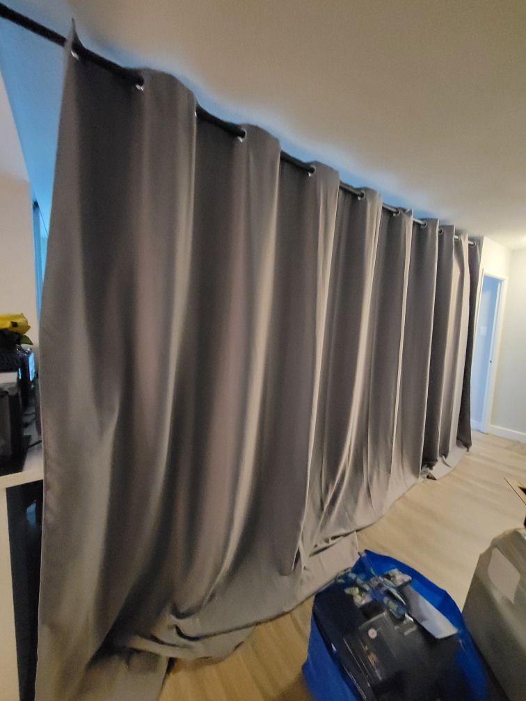 Curtains - Grey or Black