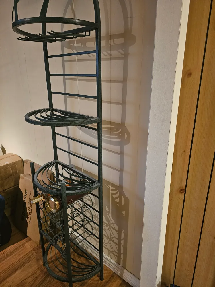 Metal Wine Rack & Glass,Mugs Holder image indicator(3)