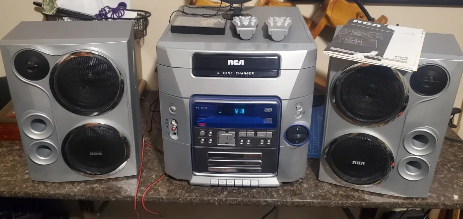 RCA RS2635 Stereo System - Complete & Fully Working - Tested! thumbnail
