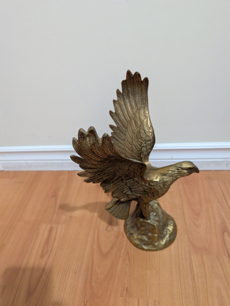 Brass Eagle Statue - photo 2