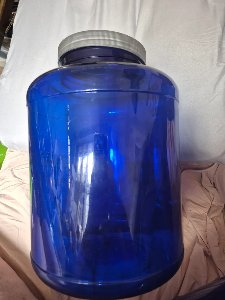 Blue Plastic Container#freecycle thumbnail