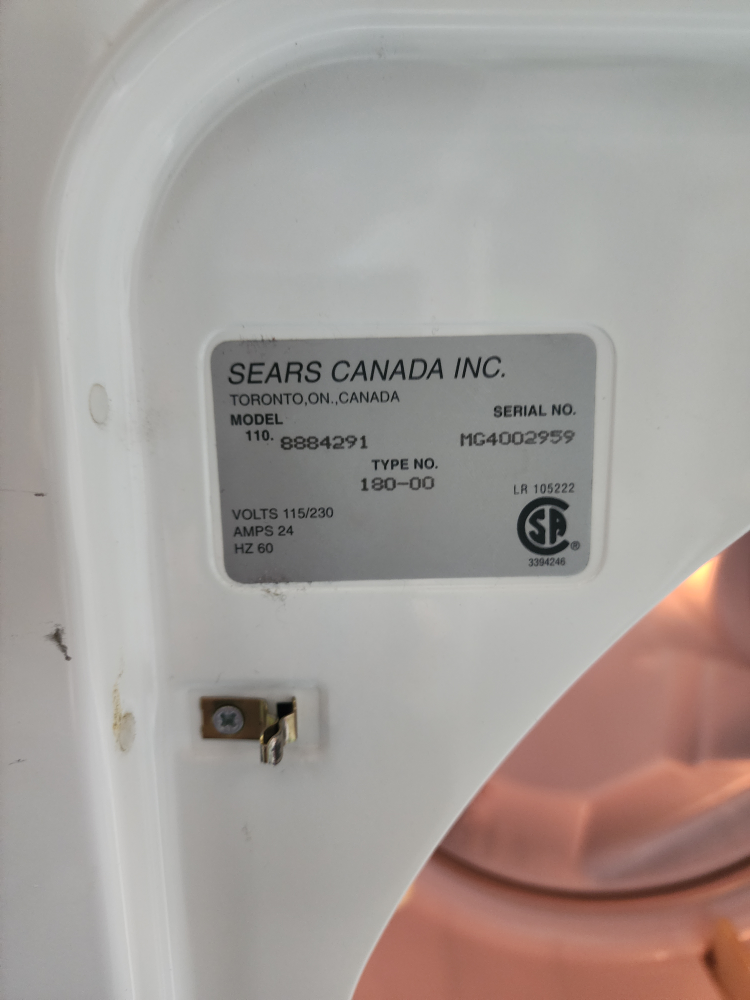 Kenmore Sears Canada Washer & Dryer Set - photo 3