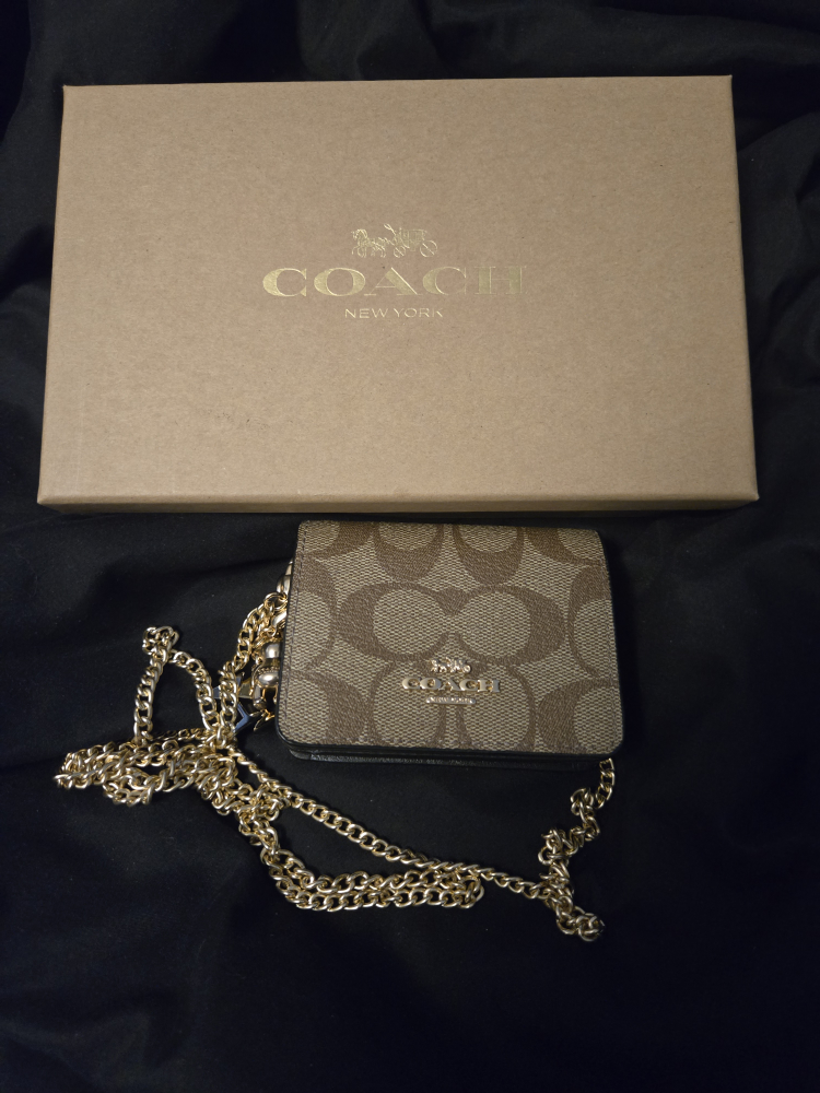 Coach Card Case on a Chain - photo 3