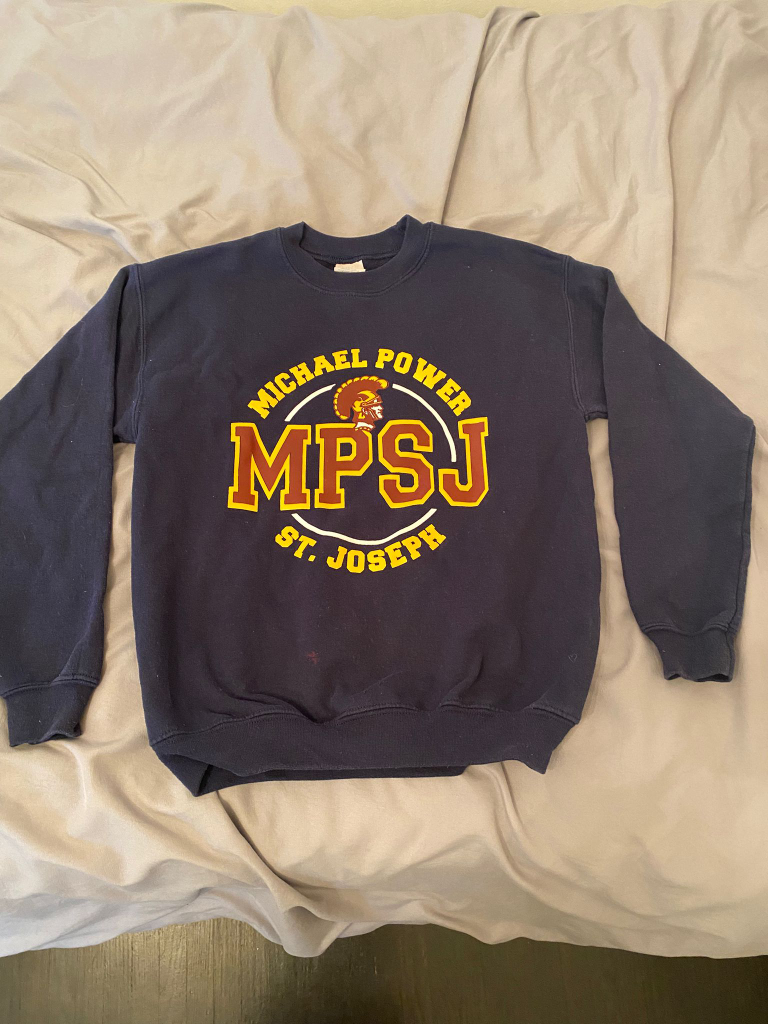 MPSJ McCarthy Youth Large Navy Blue Sweatshirt
